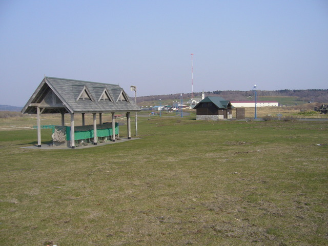 河川公園キャンプ場テント場の写真