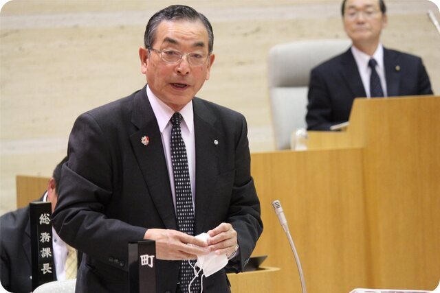 令和3年第１回議会定例会予算議決の写真