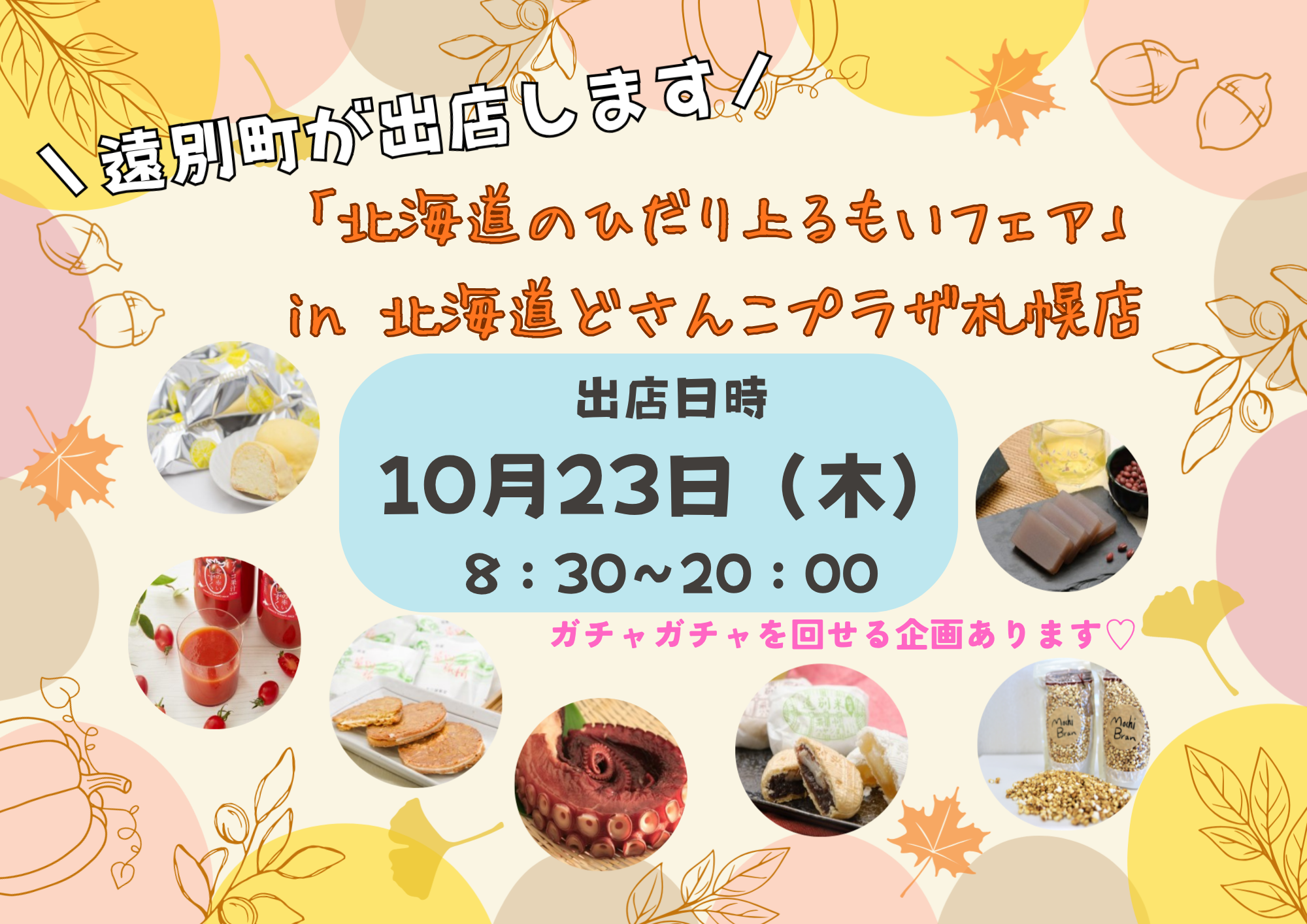 北海道のひだり上るもいフェア