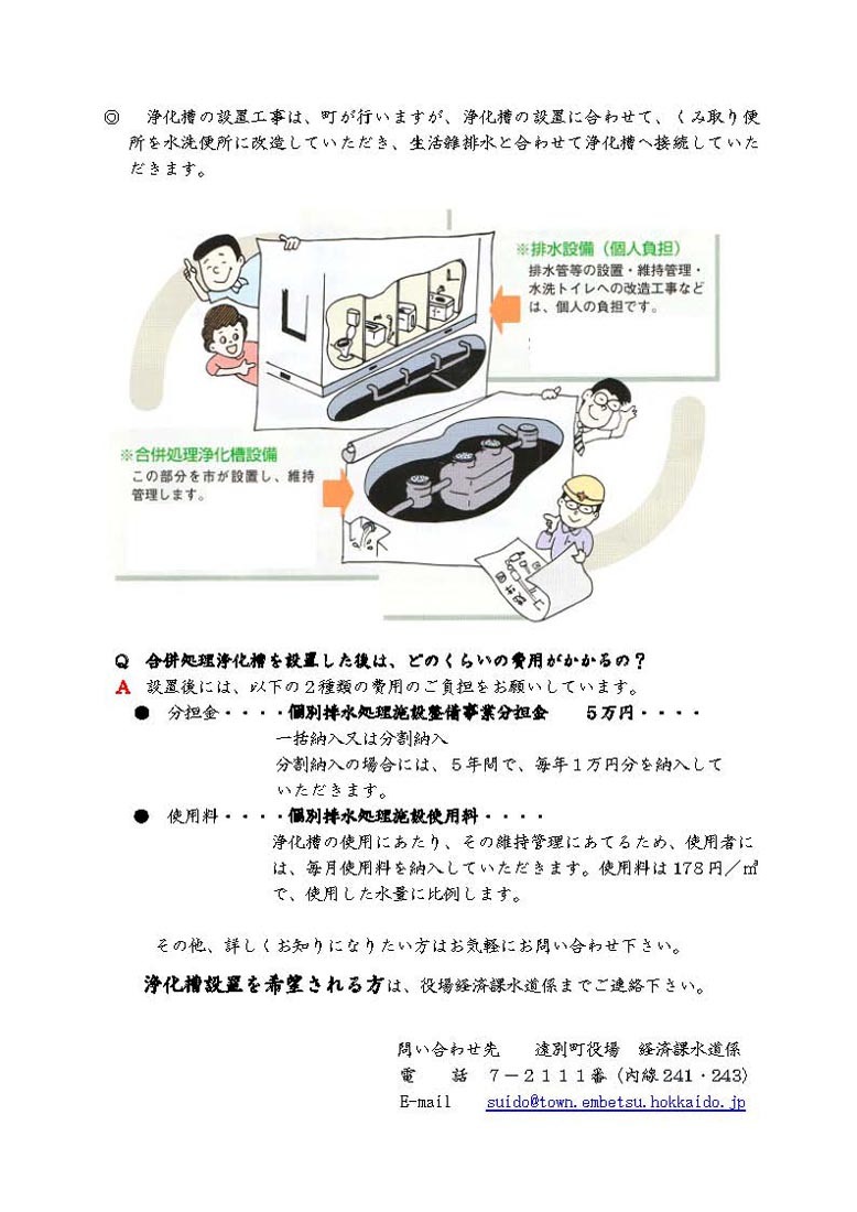 合併処理浄化槽Q&A2